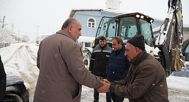 Sandıkçı'dan Yerinde Takip: Canik'te 7/24 Karla Mücadele