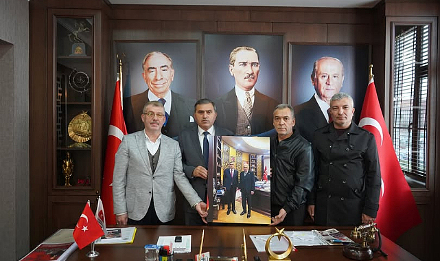 Milliyetçi Hareket Partisi Canik İlçe Teşkilatından İl Başkanlığına Ziyaret