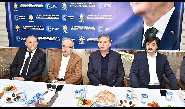 Ak parti Tekkeköy ilçe Teşkilatı iftarda buluştu