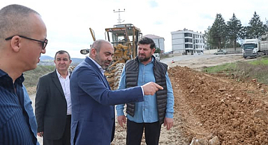 BAKIR,Hastane Yolunda Yenileme Başladı 