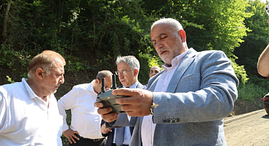 Başkan Sandıkçı Sahada: Dronla Yerinde İnceleme