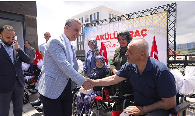 İlkadım'da Engelli Araçları Sahiplerine Ulaştırıldı