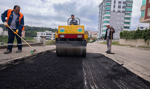 İlkadım'da Yollar Yenileniyor
