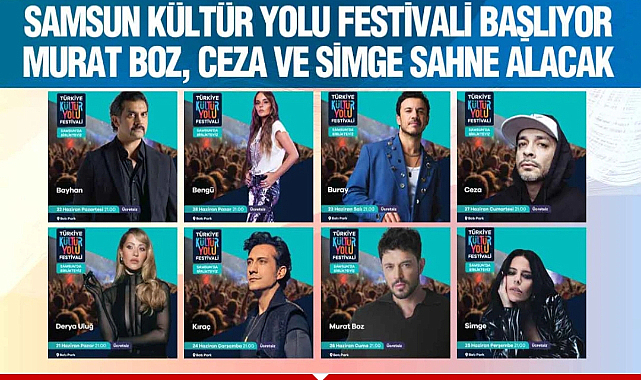 Samsun Kültür Yolu Festivali Başladı