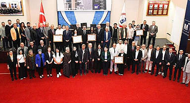 Samsun MMO'da Bayramlaşma e Ruhsat Töreni