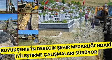 Samsun Derecik Mezarlığı’nda iyileştirme çalışmaları sürüyor