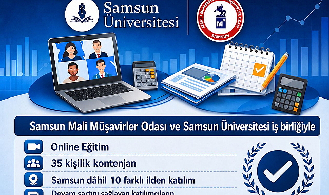 Samsun Mali Müşavirler Odası ile Samsun Üniversitesi işbirliğiyle düzenlenen online SMMM Yeterlilik Kursu başarıyla tamamlandı.