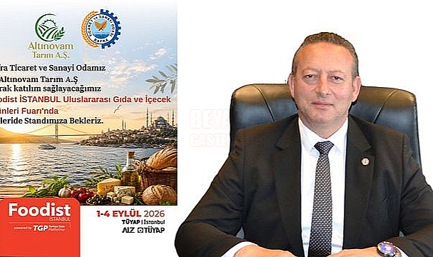 Bafra TSO Yönetim Kurulu Başkanı Serdal Sefa Kocabaş,1-4 Eylül 2026 tarihleri arasında İstanbul Tüyap Fuar ve Kongre Merkezi’nde gerçekleştirilecek fuara katılacaklarını söyledi.