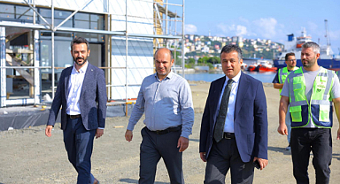 DOĞAN İLKADIM BALIK RESTORANI’NDAKİ ÇALIŞMALARI YERİNDE İNCELEDİ