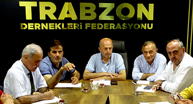 TRABZON DERNEKLER FEDERASYONU TRABZON'DA TOPLANDI