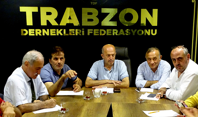 TRABZON DERNEKLER FEDERASYONU TRABZON'DA TOPLANDI