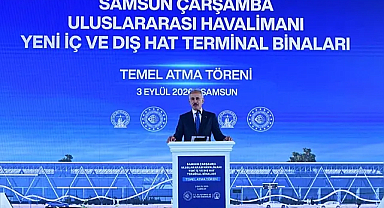 SAMSUN ÇARŞAMBA HAVALİMANI'NIN YOLCU KAPASİTESİ 3 MİLYONA ÇIKIYOR