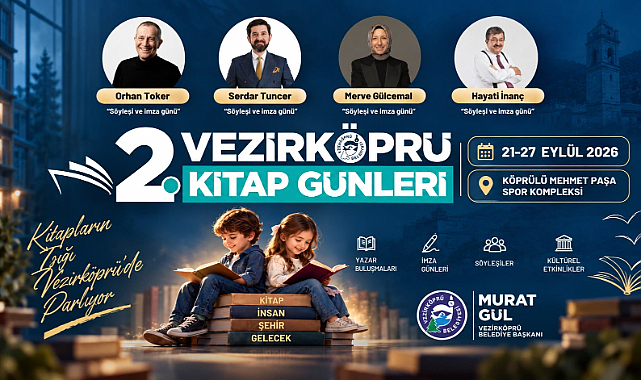 Vezirköprü,de 2.kitap günleri başlıyor