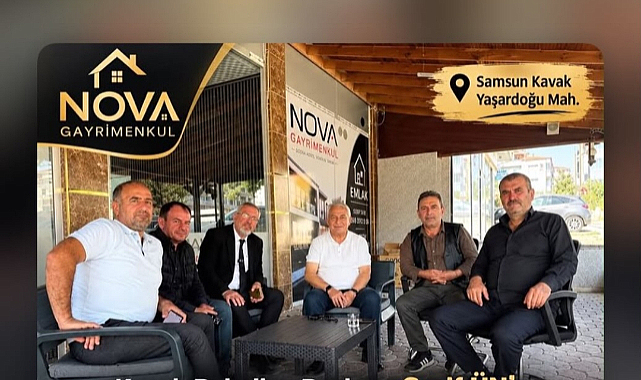 Başkan'dan Nova Gayrımenkule Ziyaret