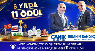 Canik Belediyesi Ödüllere Doymuyor