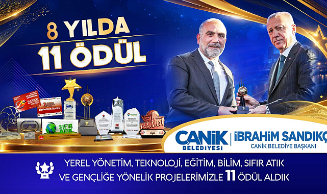 Canik Belediyesi Ödüllere Doymuyor