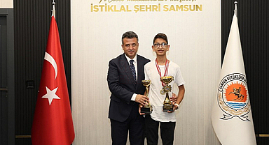 “Öğrencimizin başarı Samsun’umuz için büyük bir gurur”