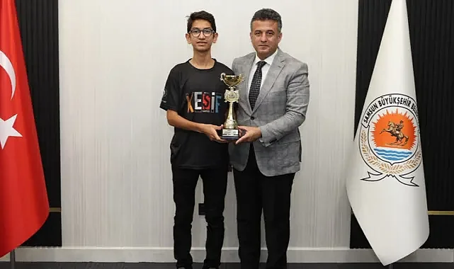 Şampiyon Kerem Yiğit’ten Başkan Doğan’a Ziyaret!