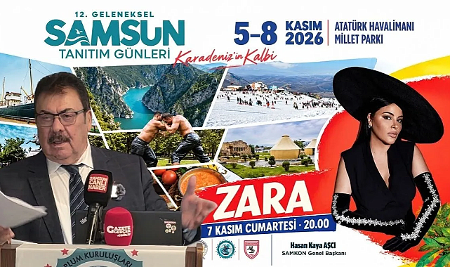 Samsun Tanıtım Günleri İstanbul Atatürk Havalimanı Millet Bahçesi’nde yapılacak